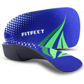 FitFeet 3/4 Arch Support Insoles front view showing high arch profile.
