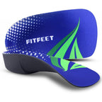 FitFeet 3/4 Arch Support Insoles front view showing high arch profile.
