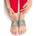 Sparthos Plantar Fasciitis Support Arch Compression Brace front view for foot pain relief.