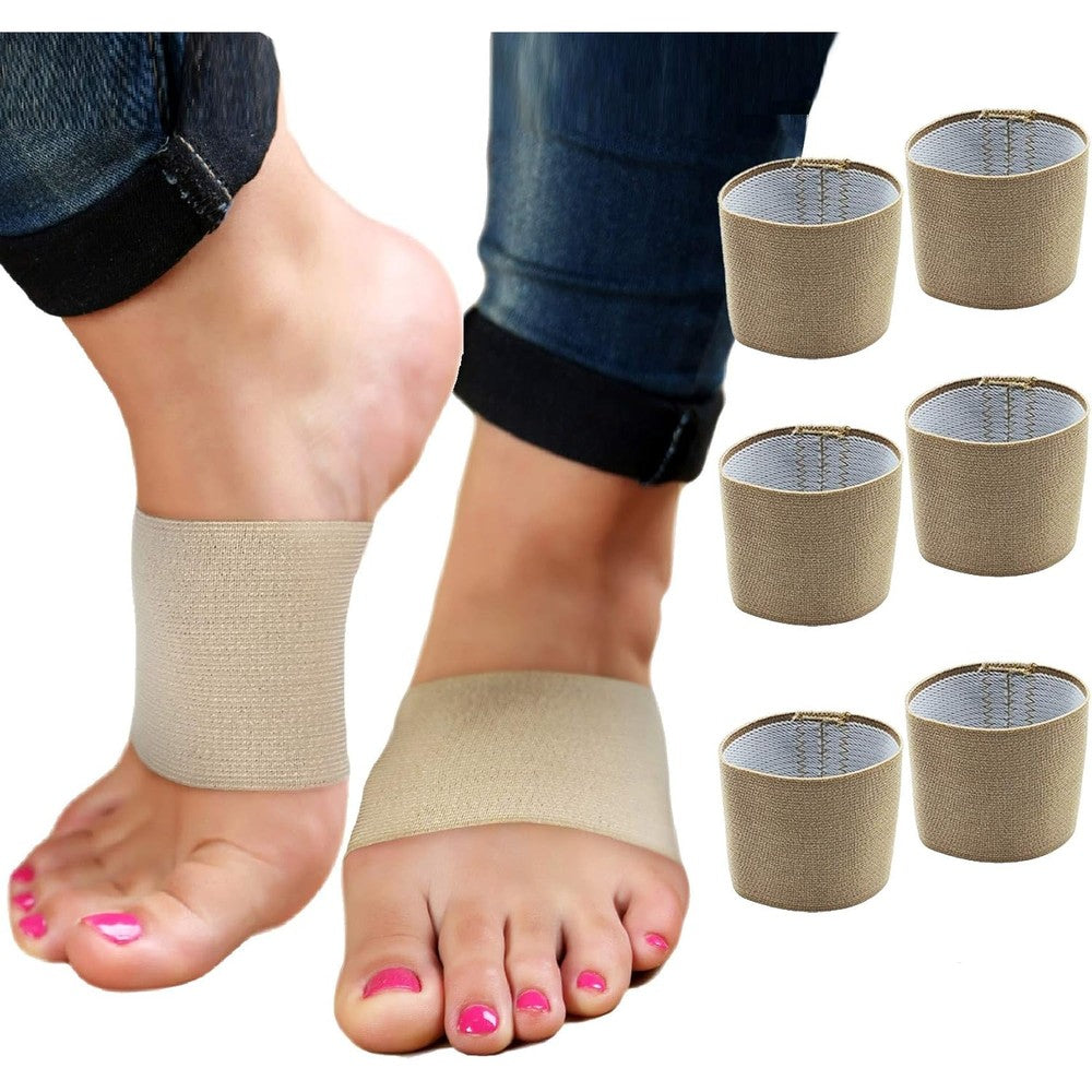 Armstrong America arch supports front view showing copper infused fabric for foot pain relief.