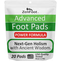 ZenFoot Advanced Foot Pads 20 pack front packaging for sleep support.