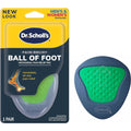 Dr. Scholl's Ball of Foot Pain Relief Orthotics front view for metatarsalgia relief.