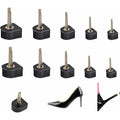 RyanDesign 10 pairs high heel tips replacement kit front view for shoe repair.