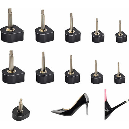 RyanDesign 10 pairs high heel tips replacement kit front view for shoe repair.