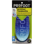 PROFOOT Achilles Tendonitis Orthotic Heel Cup for Men front view showing deep cup design.