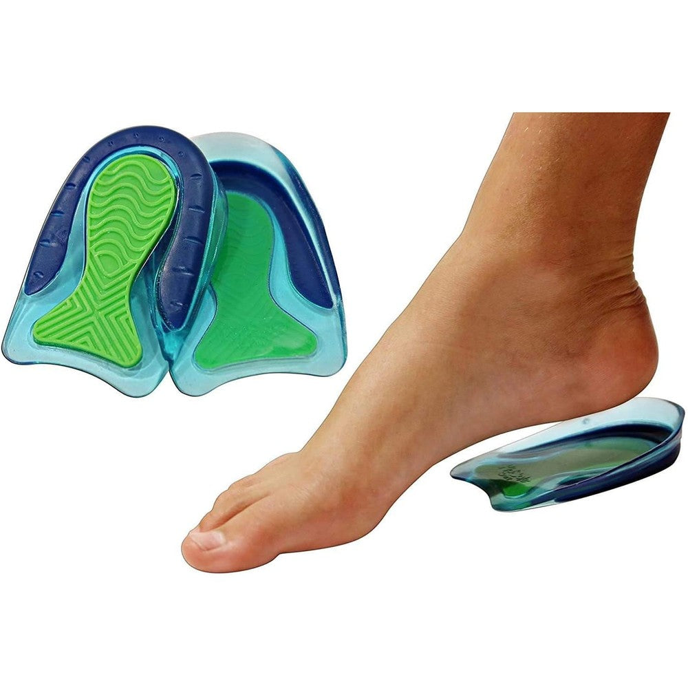 KidSole Sport Traction Gel Heel Cups front view for kids foot pain relief.