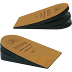 SIIHEA Adjustable Heel Lifts front view showing removable layers for height increase.