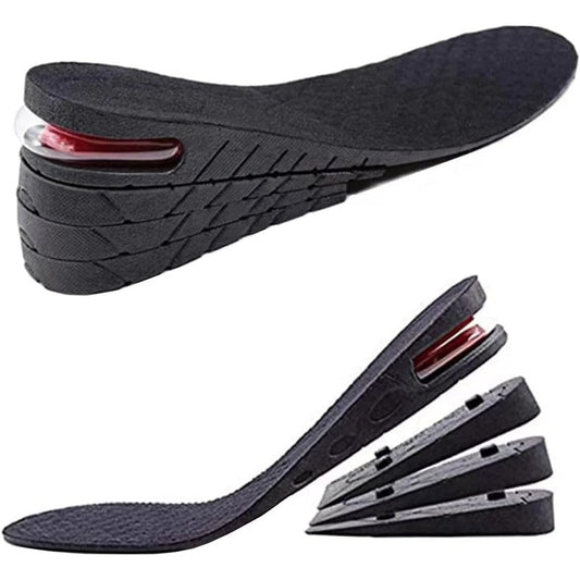 QUORYTH Height Increase Insoles front view showing 4-layer adjustable design