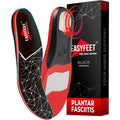 EASYFEET Premium Anti-Fatigue High Arch Support Insoles front view for plantar fasciitis relief.
