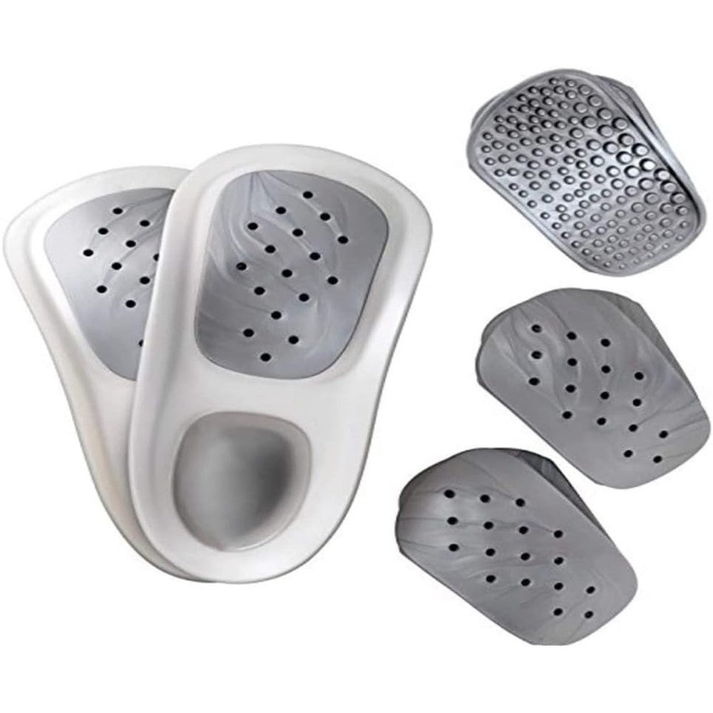 WalkFit Platinum Foot Orthotics front view showcasing the arch support curve.