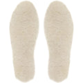 riemot Women's Genuine Sheepskin Insoles front view thick wool fleece
