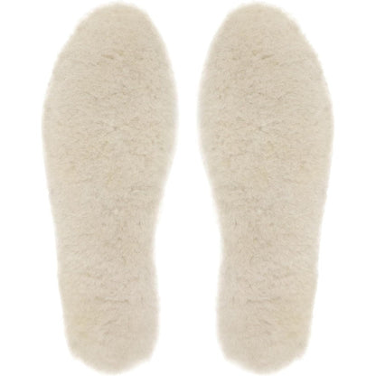 riemot Women's Genuine Sheepskin Insoles front view thick wool fleece