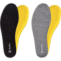 TIESTRA memory foam shoe insoles front view for shock absorption.