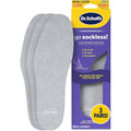 Dr. Scholl's Go Sockless Cushioning Insoles front view packaging for sweat absorption.