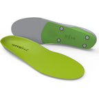 Superfeet Green All-Purpose High Arch Insoles front view orthotic support