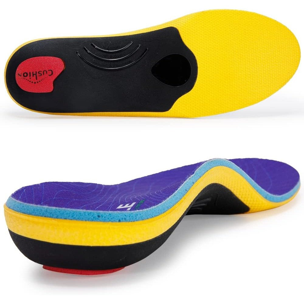 VALSOLE Heavy Duty Support Orthotics front view for plantar fasciitis relief.