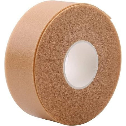 Jowxsx Yellow-Brown Moleskin for Feet roll front view for blister prevention.