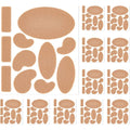 Luakesa Moleskin Adhesive Pads 12 sheets front view blister prevention