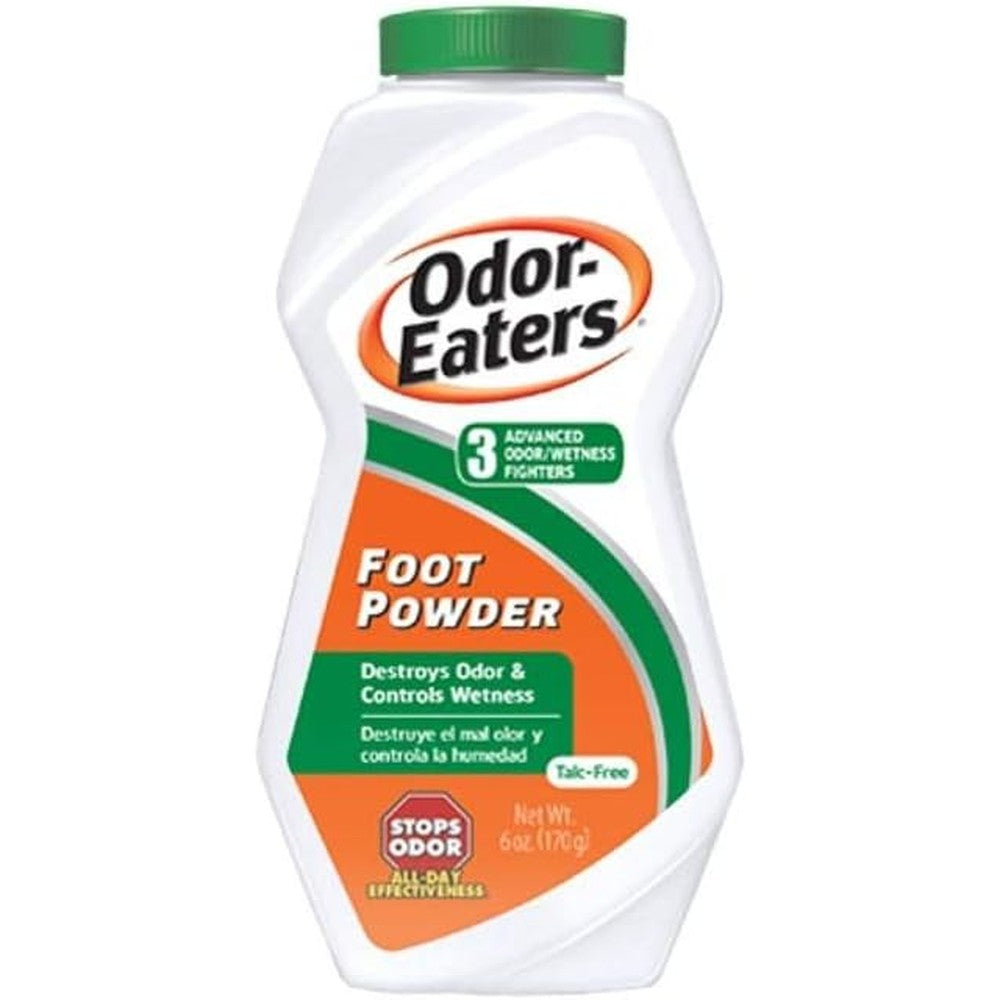Odor-Eaters Foot Powder front view triple action odor protection