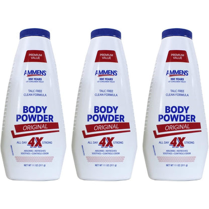 Ammens Medicated Body Powder front view for itch relief