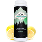 Lumi Outdoors Natural Foot Powder front view shoe deodorizer