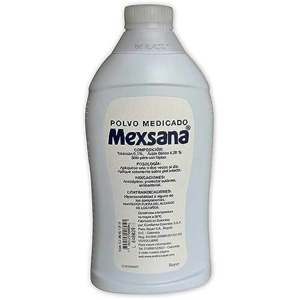MAKABAKA Mexsana Medicated Foot Powder 85 grams front view showing packaging.