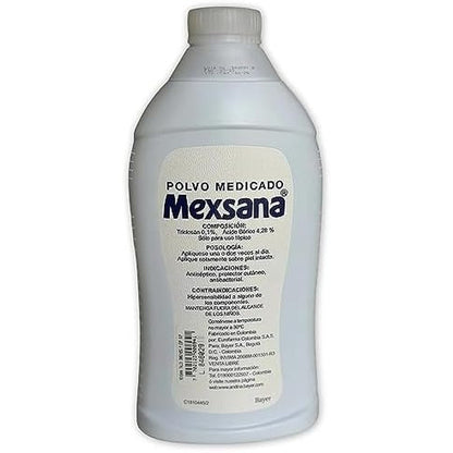 MAKABAKA Mexsana Medicated Foot Powder 85 grams front view showing packaging.