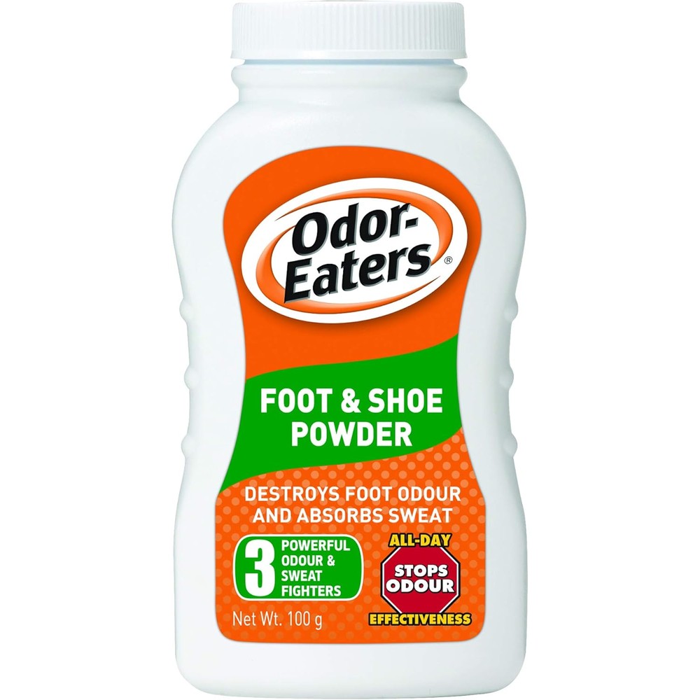 Silly Feet Magic Shoe Deodorizer Powder front view bottle for kids foot odor treatment.