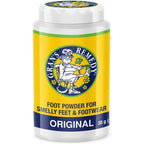 Rocket Pure Natural Foot and Shoe Deodorizer Powder 2 Pack front view showing eucalyptus branding.