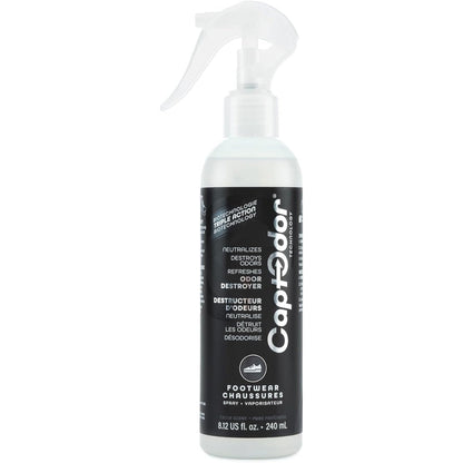 Captodor Footwear Odor Destroyer Spray front view for shoe freshness