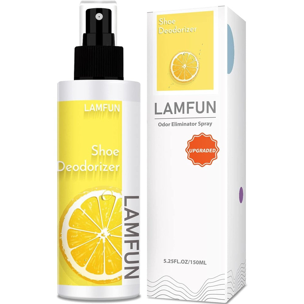 LamFun Shoe Deodorizer Spray 150ml front view for odor removal.