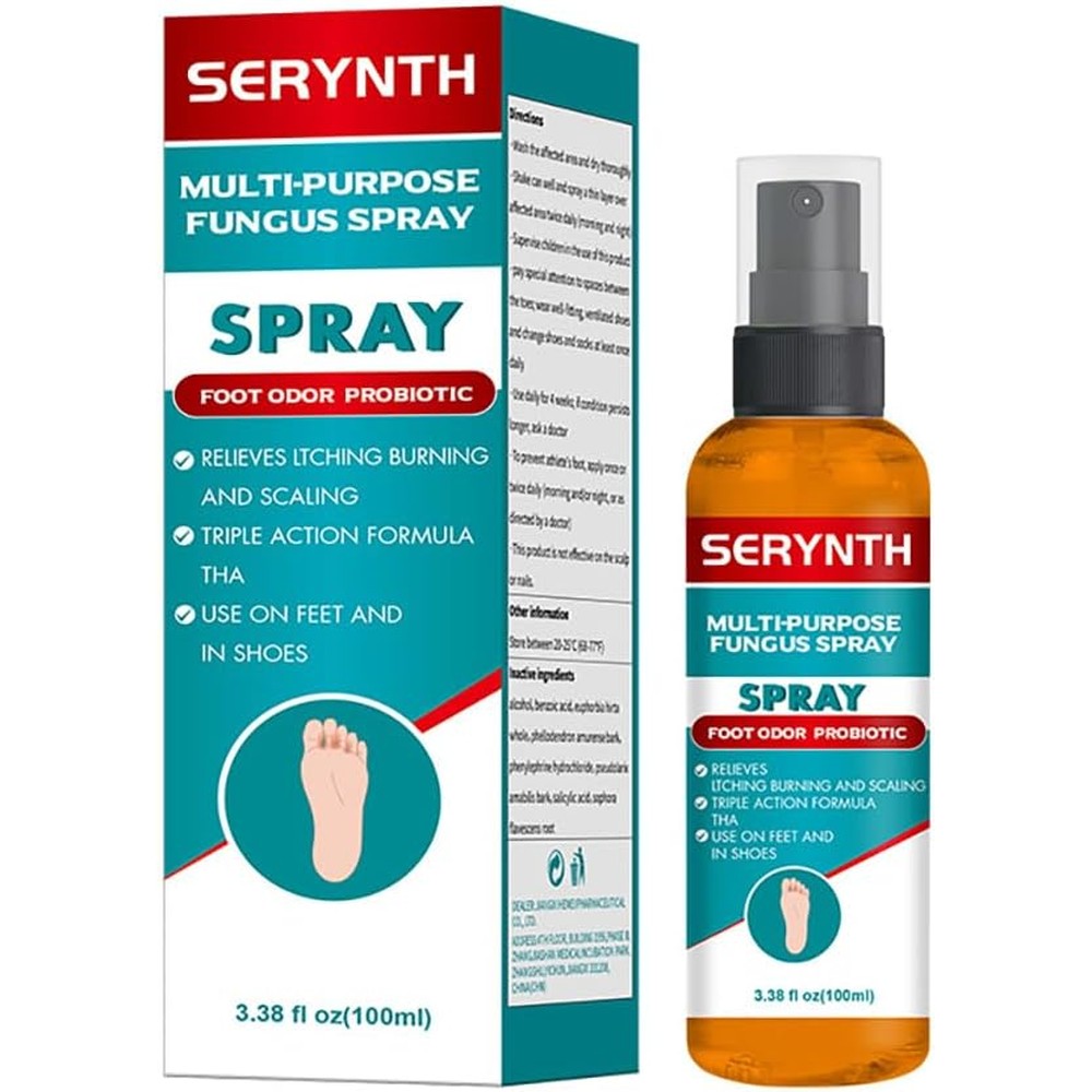 LuWeiQian Multi Purpose Fungal Spray front view for foot odor relief