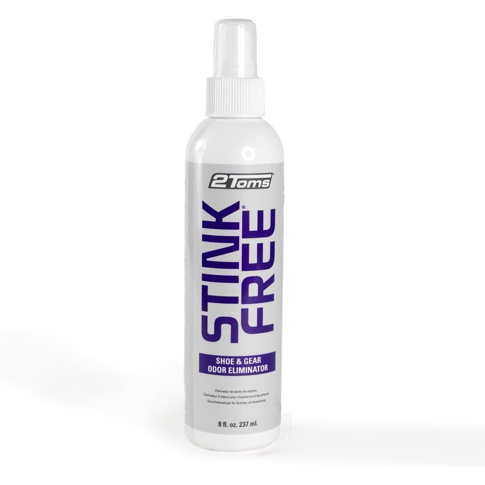 2Toms StinkFree Shoe Odor Eliminator Spray 8 ounce bottle front view