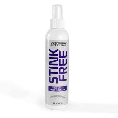 2Toms StinkFree Shoe Odor Eliminator Spray 8 ounce bottle front view