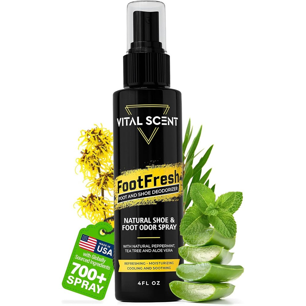 VitalScent Industrial Heavy Duty Foot Odor Spray front view for shoe deodorizing.