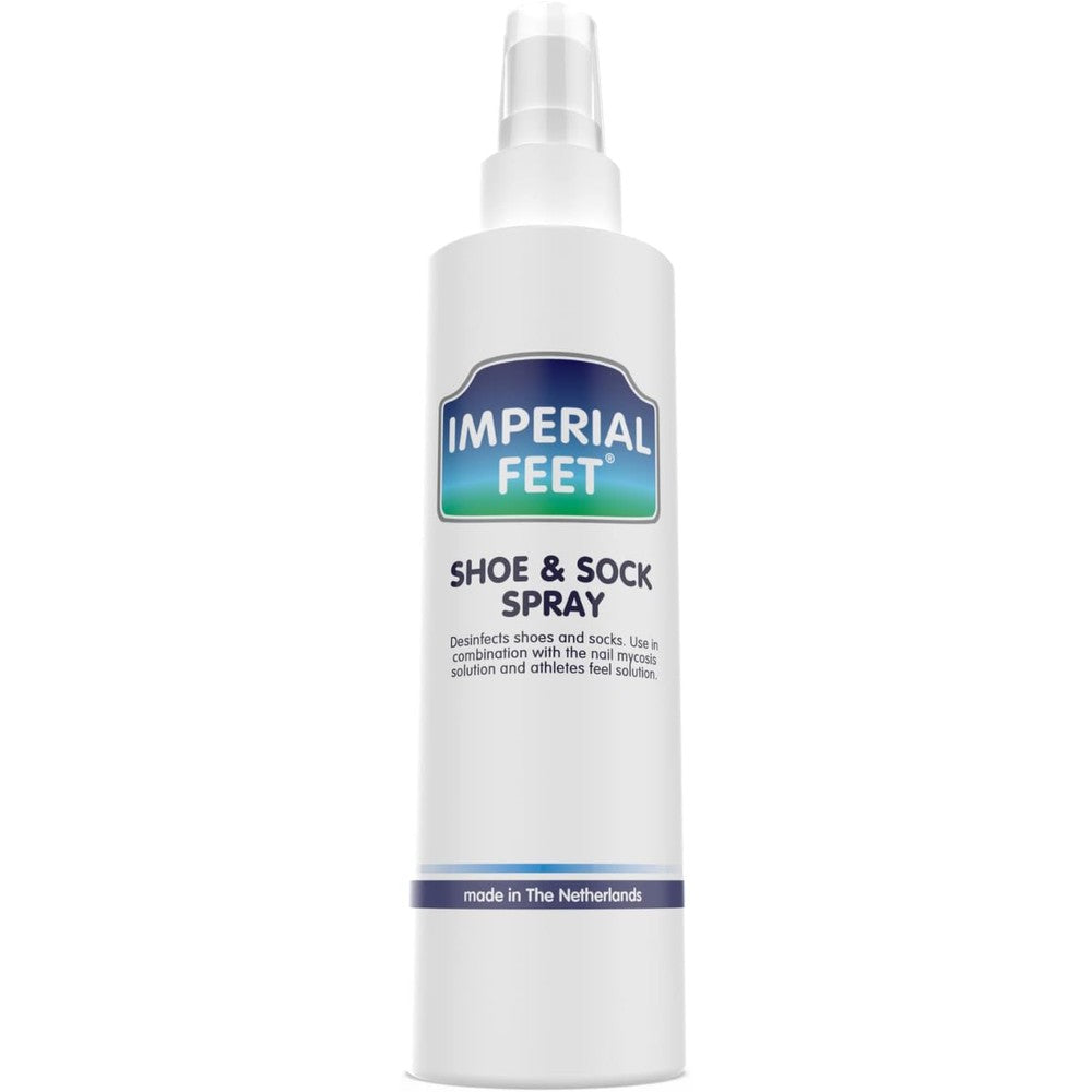 Imperial Feet Advanced Foot and Shoe Deodorizer Spray 150ml bottle front view for fungal treatment.