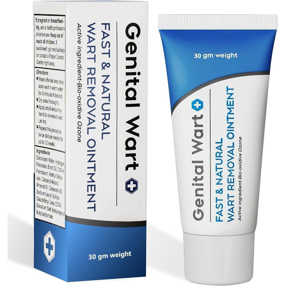 Teklar Wart Remover Cream front view of the white tube for skin treatment.