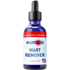 Warticide Liquid Wart Remover front view bottle with dropper for plantar wart treatment.