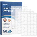 KUNJAYER Wart Remover Patches front packaging 144 count pack.