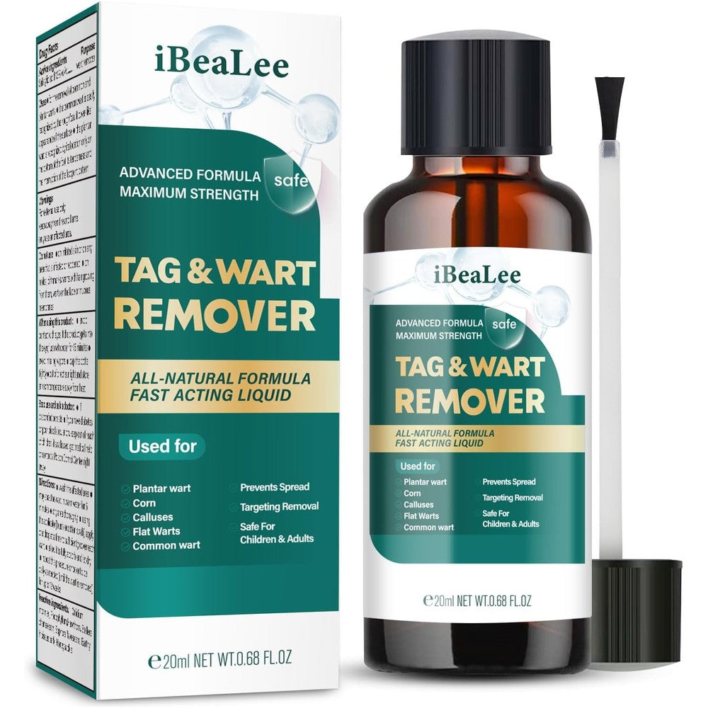 ELEFOCUS Wart Remover Liquid 20ml bottle and packaging front view for wart treatment.