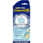 Compound W Nitro Freeze pen and gel pads kit front packaging view for wart removal