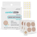 Comfort Zone Plantar Wart Removal Kit front packaging showing 24 count medicated patches.
