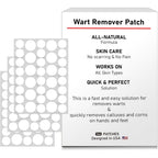 WABRINY Wart Remover Patches front view of 144 count packaging for skin blemish treatment.