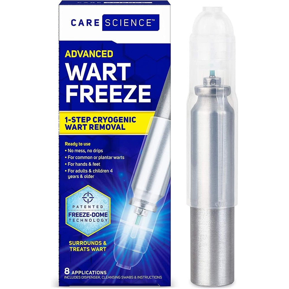 Care Science Wart Remover Freeze 8 Applications front view cryogenic kit.