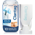 Claritag Advanced Skin Tag Remover device front view showing ergonomic applicator for cryotherapy.