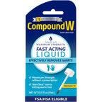 Compound W Maximum Strength Wart Remover liquid front view for fast acting skin treatment.