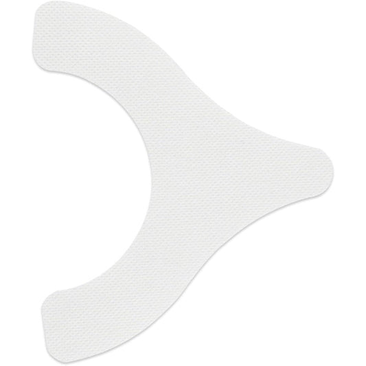 Generic Y-shaped ostomy barrier strips front packaging view for medical stoma care