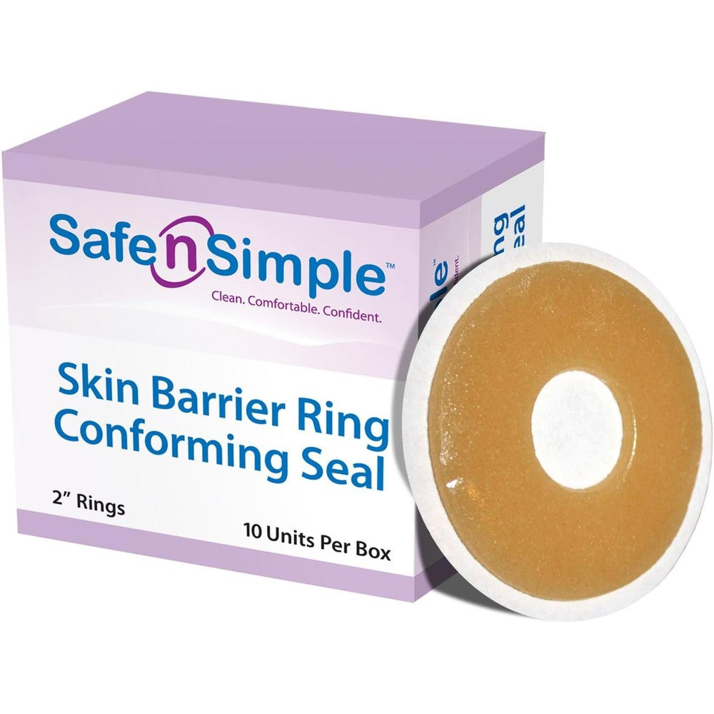 Safe n' Simple Conforming Adhesive Seals 2 inch pack of 10 front packaging