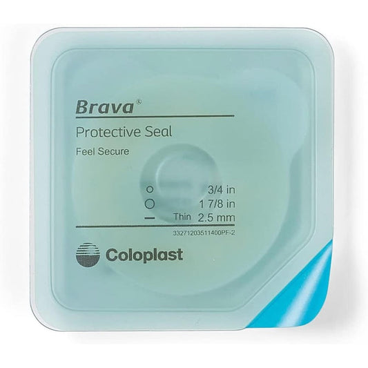 Coloplast Brava Thin Moldable Skin Barrier Ring box front view