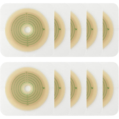 Heagimed skin barrier with non woven border front view for stoma care supplies